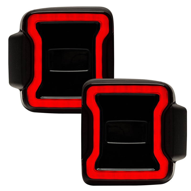 ORACLE Lighting Tail Lights Oracle Jeep Wrangler JL Black Series LED Tail Lights