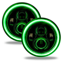 Load image into Gallery viewer, ORACLE Lighting Headlights Oracle Jeep Wrangler JL/Gladiator JT 7in. High Powered LED Headlights (Pair) - Green