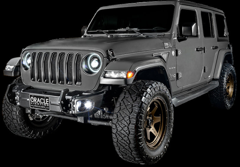 ORACLE Lighting Fog Lights Oracle Jeep Wrangler JL/Gladiator JT Sport High Performance W LED Fog Lights - Blue