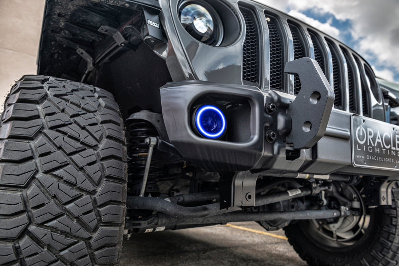 ORACLE Lighting Fog Lights Oracle Jeep Wrangler JL/JT Sport High Performance W LED Fog Lights - ColorSHIFT w/o Controller
