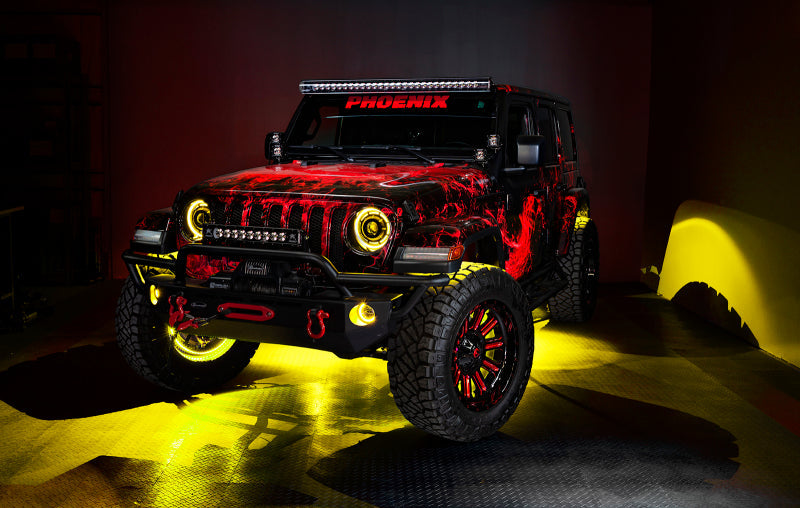 ORACLE Lighting Fog Lights Oracle Jeep Wrangler JL/JT Sport High Performance W LED Fog Lights - ColorSHIFT w/o Controller