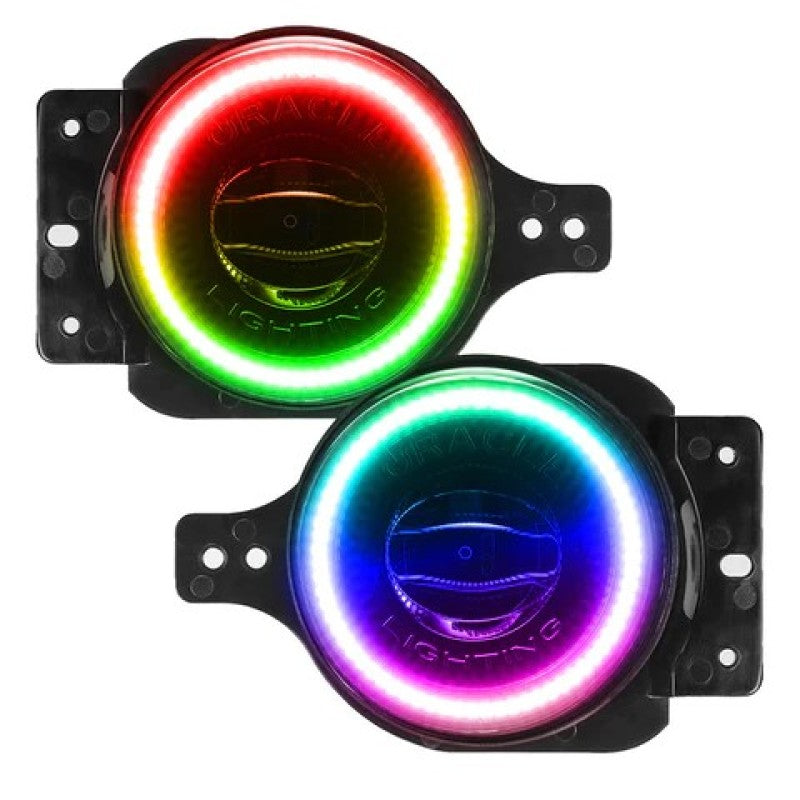 ORACLE Lighting Fog Lights Oracle Jeep Wrangler JL/JT Sport High Performance W LED Fog Lights - ColorSHIFT w/o Controller
