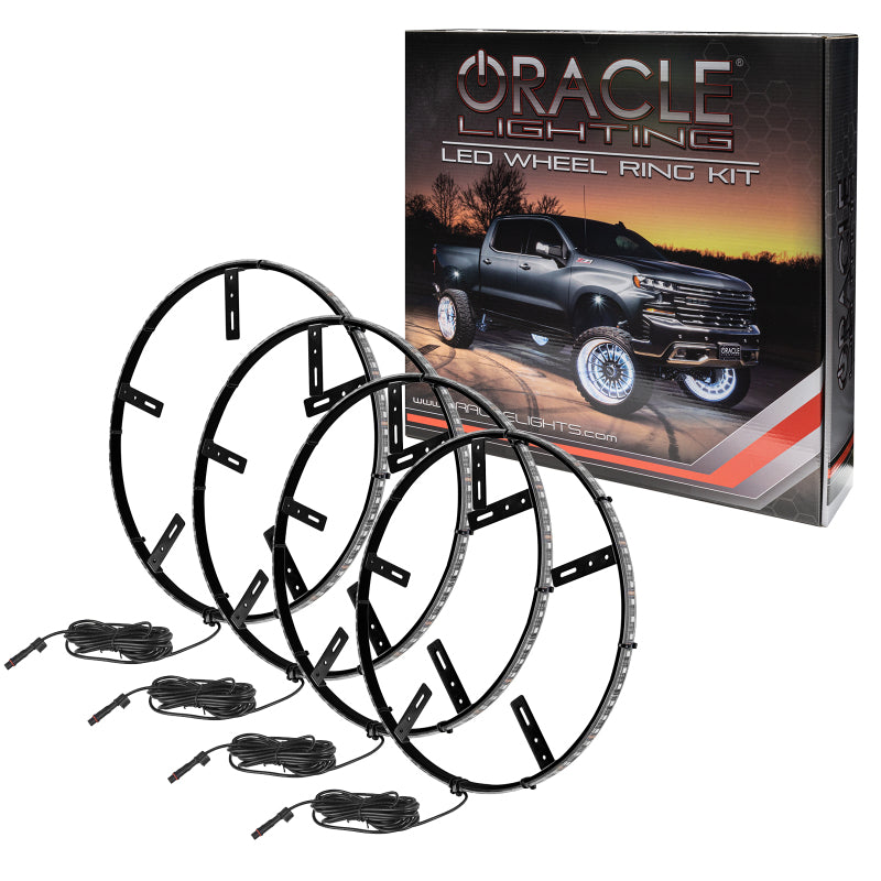 ORACLE Lighting Light Strip LED Oracle LED Illuminated Wheel Rings - Double LED - Red