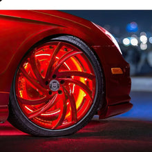 Load image into Gallery viewer, ORACLE Lighting Light Strip LED Oracle LED Illuminated Wheel Rings - Double LED - Red