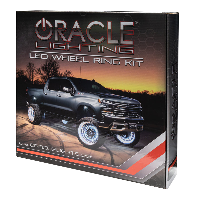 ORACLE Lighting Light Strip LED Oracle LED Illuminated Wheel Rings - Double LED - Red