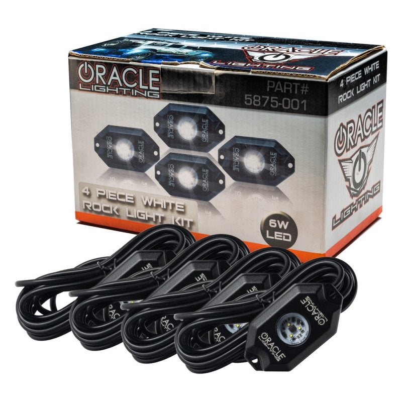 ORACLE Lighting Light Strip LED Oracle Underbody Wheel Well Rock Light Kit - White (4PCS) - 5000K