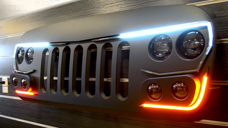 ORACLE Lighting POP Displays Oracle VECTOR Jeep Wrangler JK Grille Display