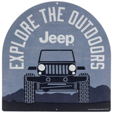 Load image into Gallery viewer, ORB Wall Art Explore The Outdoors Jeep Metal Sign
