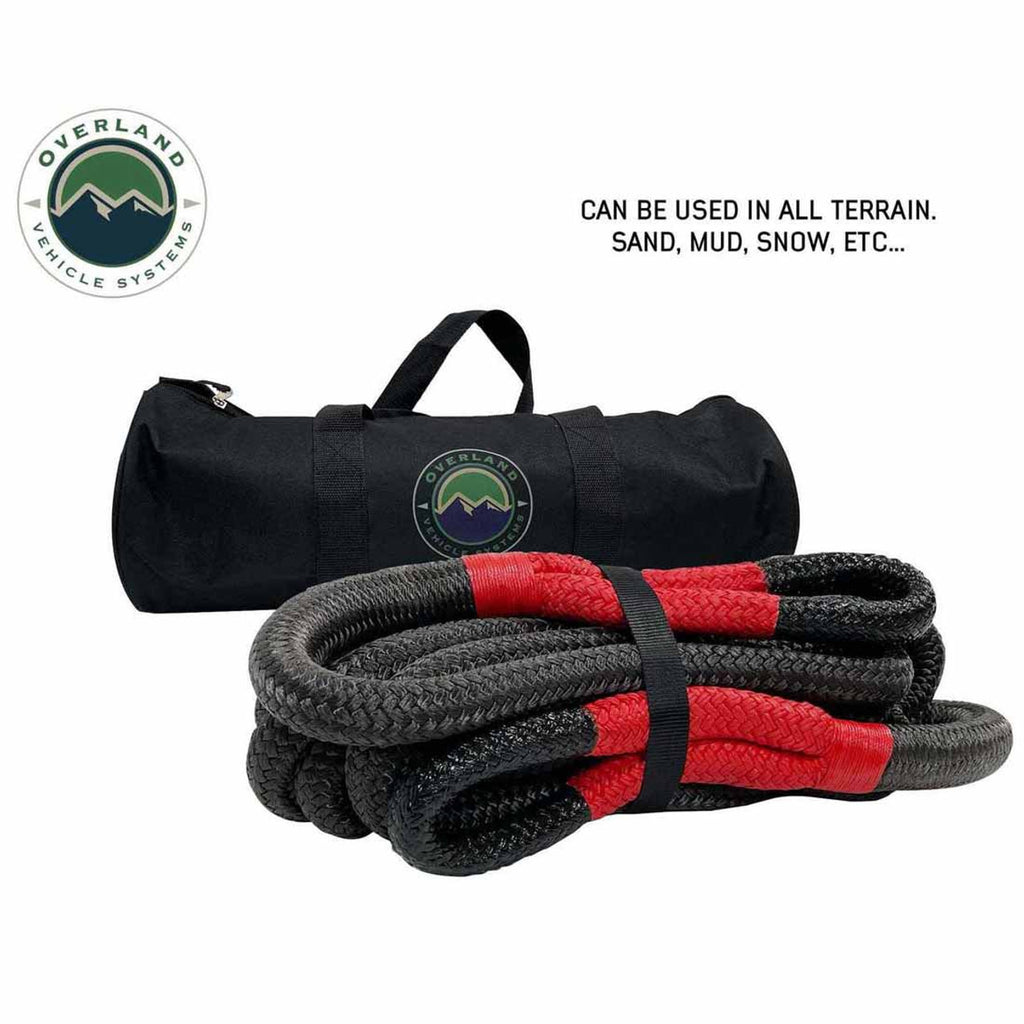 Overland Vehicle Systems Recovery Rope Brute Kinetic Recovery Rope 5/8 Inch x 20 Foot With Storage Bag Overland Vehicle Systems - Overland Vehicle Systems - 19009919
