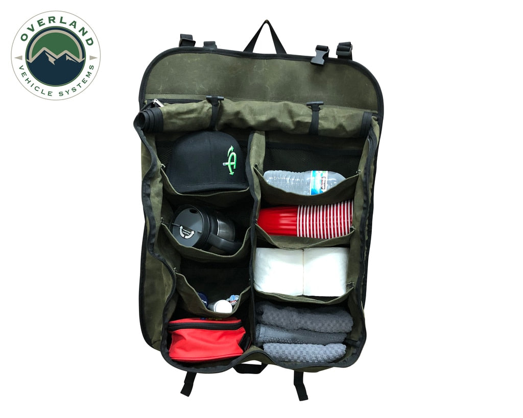 Overland Vehicle Systems Camping Gear Camping Storage Bag 9 Storage Bins 16 Lb Waxed Canvas Overland Vehicle Systems - Overland Vehicle Systems - 21139941