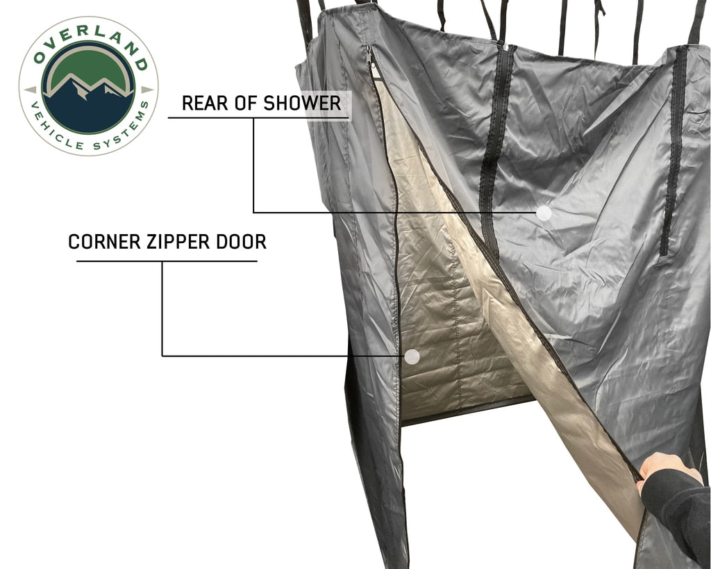 Overland Vehicle Systems Shower Kit Car-Side Shower Room - Affordable and Convenient Overland Vehicle Systems - Overland Vehicle Systems - 18199909