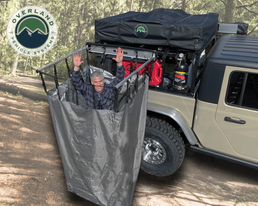 Overland Vehicle Systems Shower Kit Car-Side Shower Room - Affordable and Convenient Overland Vehicle Systems - Overland Vehicle Systems - 18199909