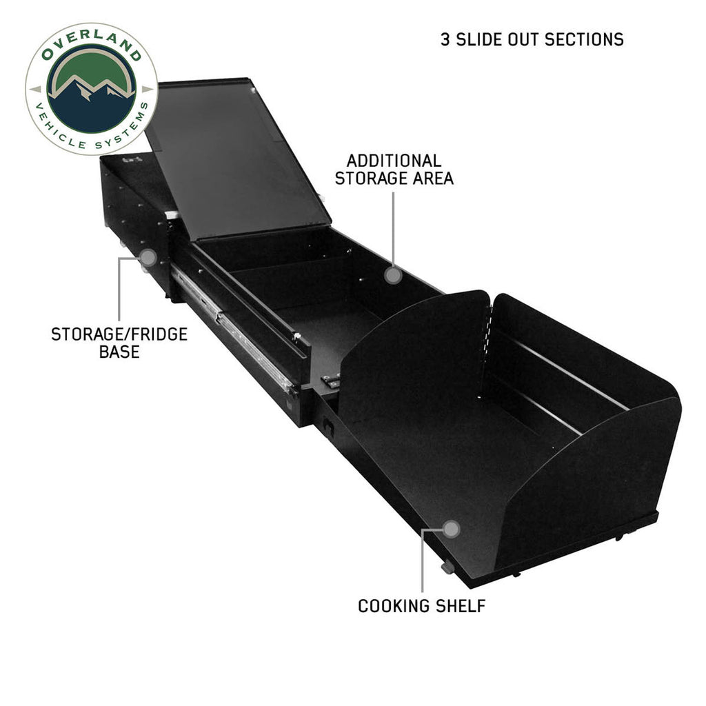 Overland Vehicle Systems Cargo Box Cargo Box Kitchen With Slide Out, Storage Box and Cooking Area Overland Vehicle Systems - Overland Vehicle Systems - 21010507