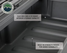 Load image into Gallery viewer, Overland Vehicle Systems Cargo Box D.B.S. - Dark Gray 53 QT Dry Box with Drain, and Bottle Opener Overland Vehicle Systems - Overland Vehicle Systems - 40100001
