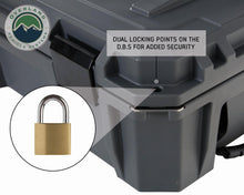 Load image into Gallery viewer, Overland Vehicle Systems Cargo Box D.B.S. - Dark Gray 53 QT Dry Box with Drain, and Bottle Opener Overland Vehicle Systems - Overland Vehicle Systems - 40100001