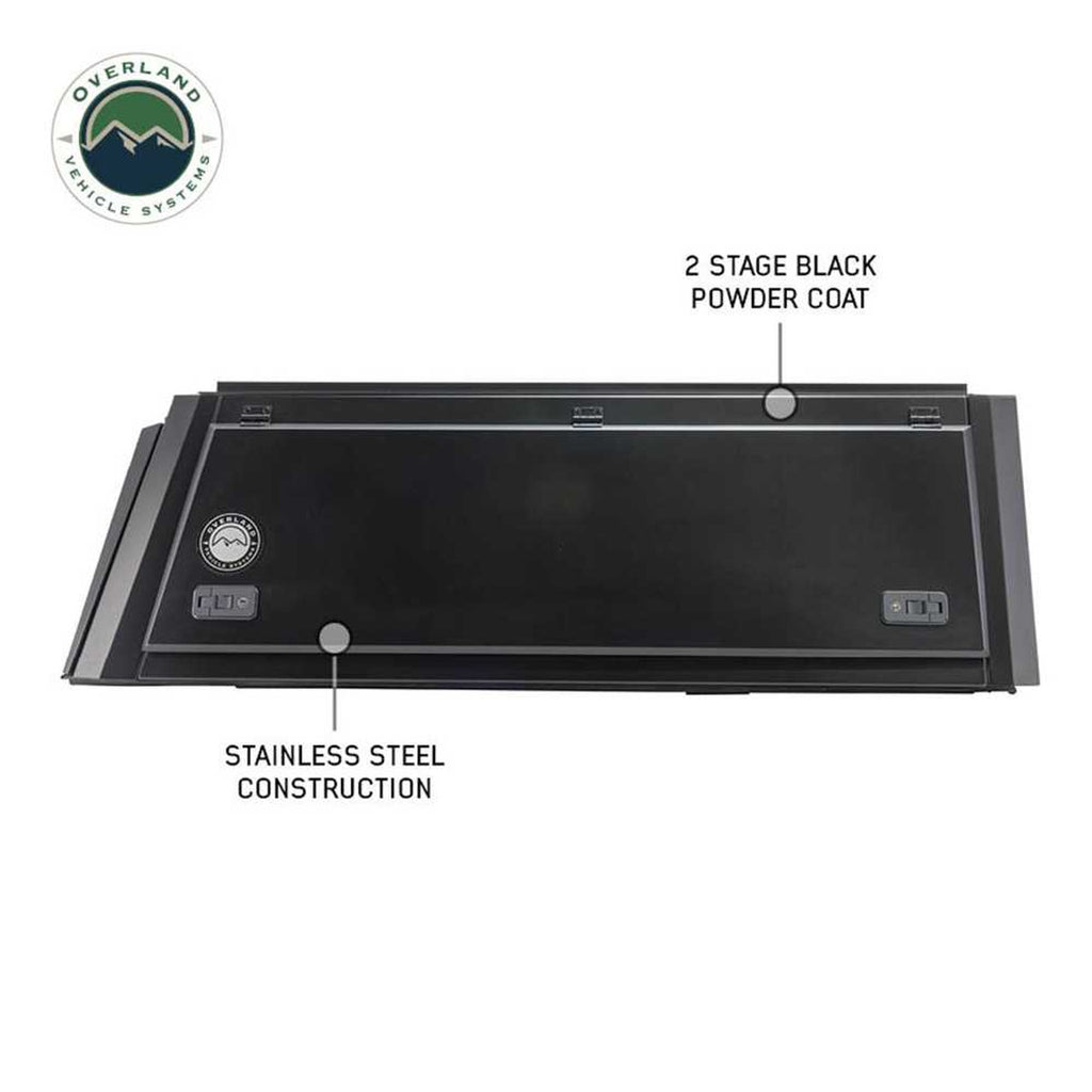 Overland Vehicle Systems Truck Bed Caps Expedition Truck Cap W/Full Wing Doors, Front and Rear Windows and 3rd Brake Light 14-24 GM 1500 5.8 Foot Bed Overland Vehicle Systems - Overland Vehicle Systems - 70100008