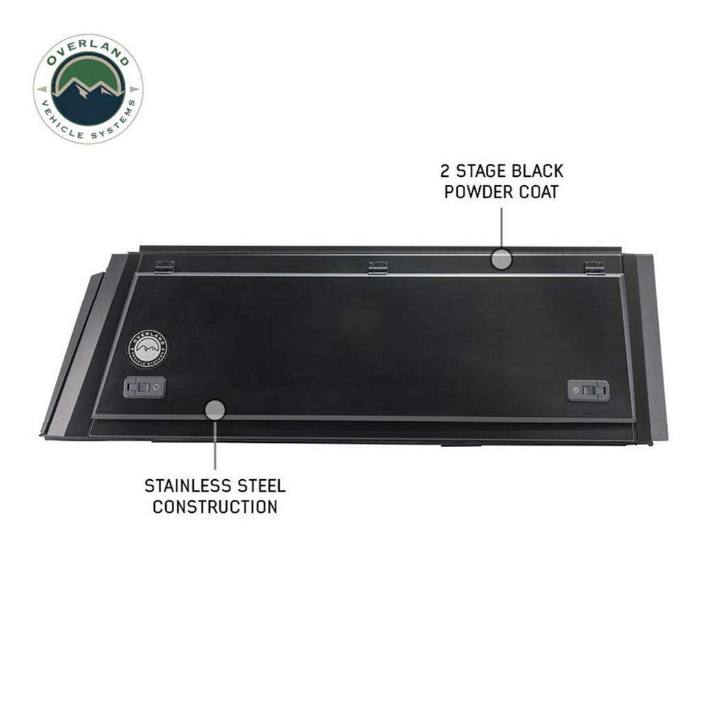 Overland Vehicle Systems Truck Bed Caps Expedition Truck Cap W/Full Wing Doors, Front and Rear Windows and 3rd Brake Light 14-24 GM Colorado 5 Foot Bed Overland Vehicle Systems - Overland Vehicle Systems - 70100005