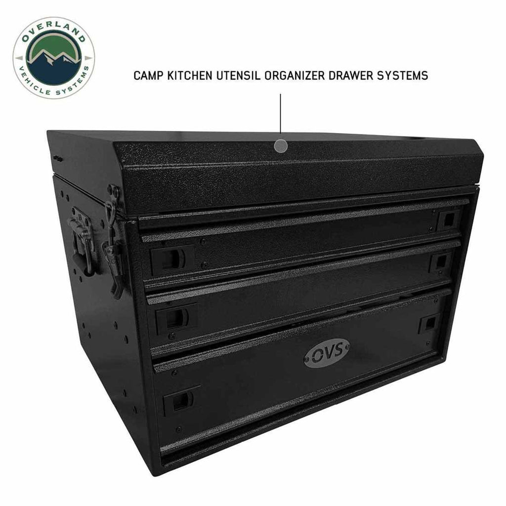 Overland Vehicle Systems Portable Oven Kitchen Kit - 39 Piece Utensil, Aluminum Storage Box With Custom Cut Foam Overland Vehicle Systems - Overland Vehicle Systems - 21010502