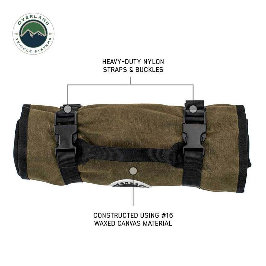 Overland Vehicle Systems Wrench Large Wrench Tool Roll (24 Slot) Number 16 Waxed Canvas Overland Vehicle Systems - Overland Vehicle Systems - 21219941