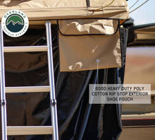 Load image into Gallery viewer, Overland Vehicle Systems Roof Top Tent LD TMBK 3 Roof Top Tent With Annex - Tan Base With Green Rain Fly, Black Aluminum Base, Black Ladder Overland Vehicle Systems - Overland Vehicle Systems - 18119733