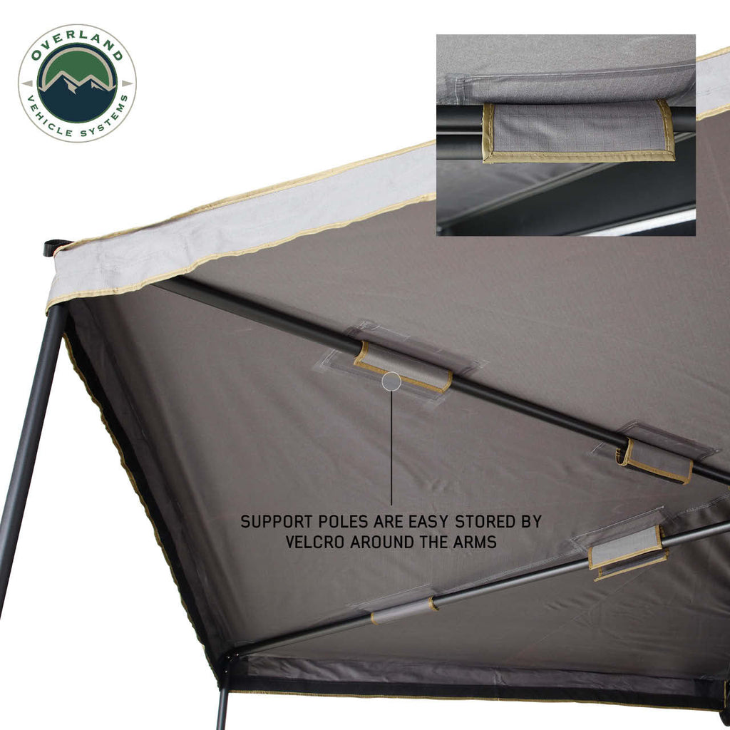 Overland Vehicle Systems Roof Top Tent Nomadic 270LTE Passenger Side 270 Degree Awning Overland Vehicle Systems - Overland Vehicle Systems - 19689909