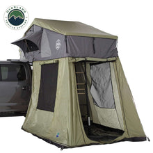 Load image into Gallery viewer, Overland Vehicle Systems Tent Annex Room Nomadic 4 Roof Top Tent Annex Green Base With Black Floor and Travel Cover Overland Vehicle Systems - Overland Vehicle Systems - 18549936