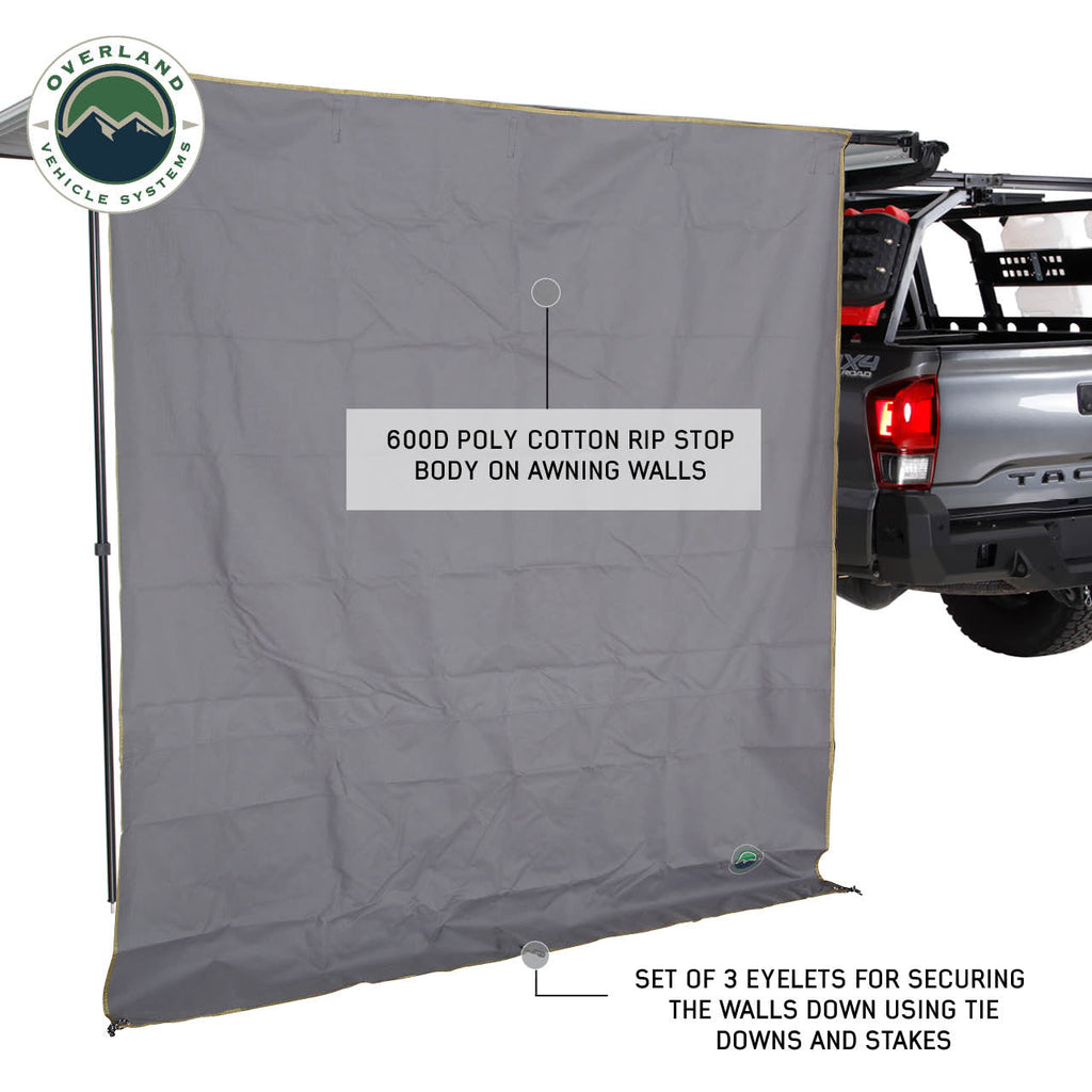 Overland Vehicle Systems Roof Top Tent Overland Vehicle Systems Nomadic 6.5вЂ™ Awning Shade Wall Overland Vehicle Systems - Overland Vehicle Systems - 18089909