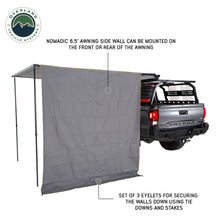 Load image into Gallery viewer, Overland Vehicle Systems Roof Top Tent Overland Vehicle Systems Nomadic 6.5 Awning Side Shade Wall Overland Vehicle Systems - Overland Vehicle Systems - 18089910