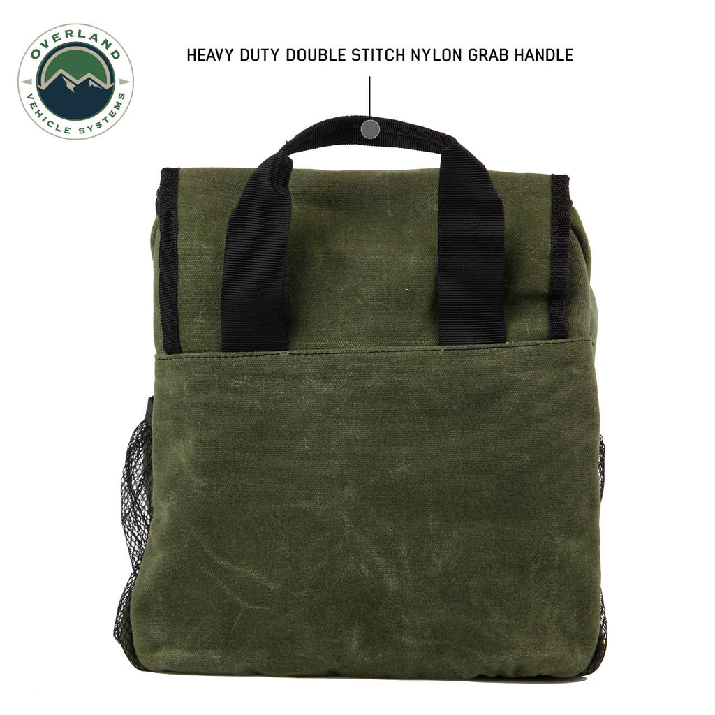 Overland Vehicle Systems Tote Bag Overnight With Handle And Straps - Number 16 Waxed Canvas Overland Vehicle Systems - Overland Vehicle Systems - 21039941