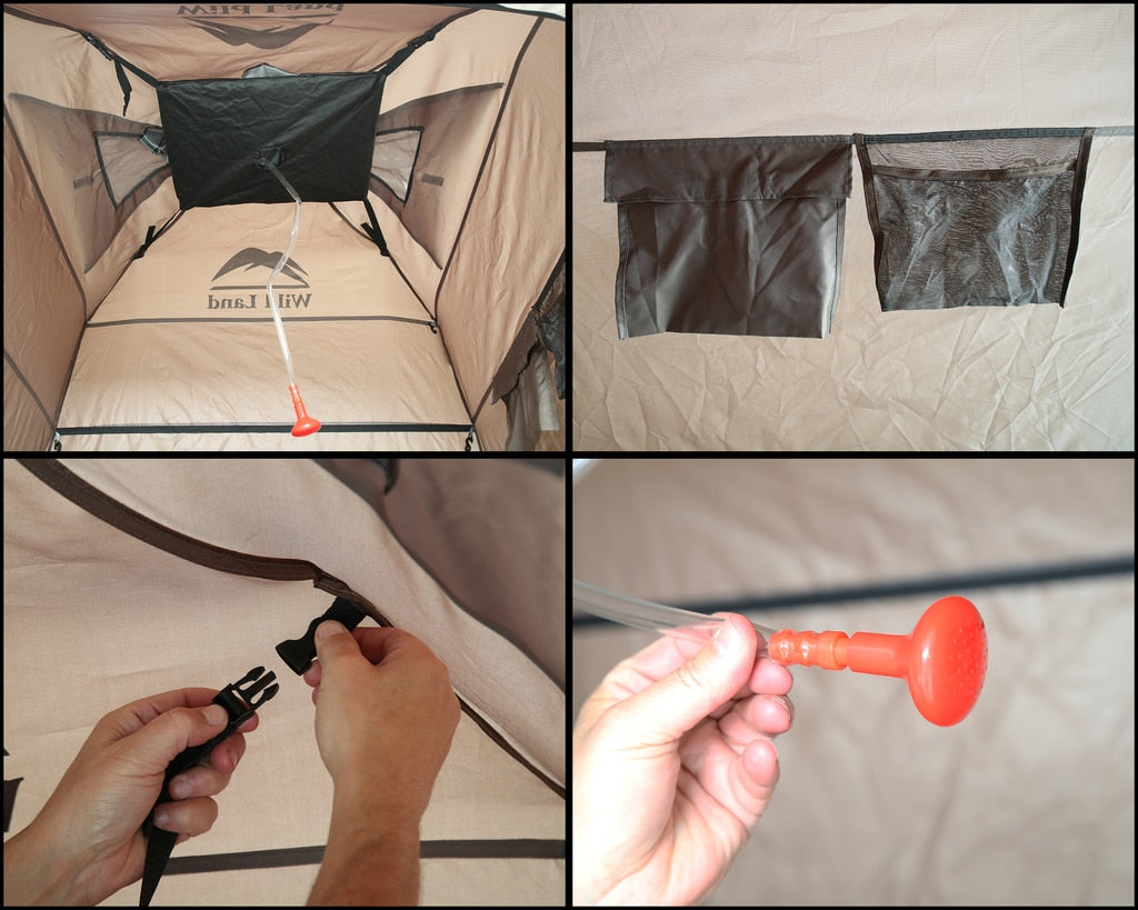 Overland Vehicle Systems Tent Annex Room OVS Instant Portable Pop Up Shower Tent With Storage Bag Overland Vehicle Systems - Overland Vehicle Systems - 26019910