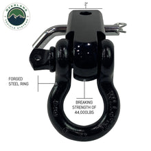 Load image into Gallery viewer, Overland Vehicle Systems Winch Shackle Receiver Mount Recovery Shackle 3/4 Inch 4.75 Ton With Dual Hole Black Universal Overland Vehicle Systems - Overland Vehicle Systems - 19109901