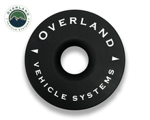 Load image into Gallery viewer, Overland Vehicle Systems Winch Shackle Recovery Ring 6.25 Inch 45,000 LBS Black With Storage Bag Universal Overland Vehicle Systems - Overland Vehicle Systems - 19240004