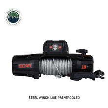 Load image into Gallery viewer, Overland Vehicle Systems Winches SCAR 10 - 10,000 lb. Winch With Steel Cable and Wireless Remote Overland Vehicle Systems - Overland Vehicle Systems - 19089901