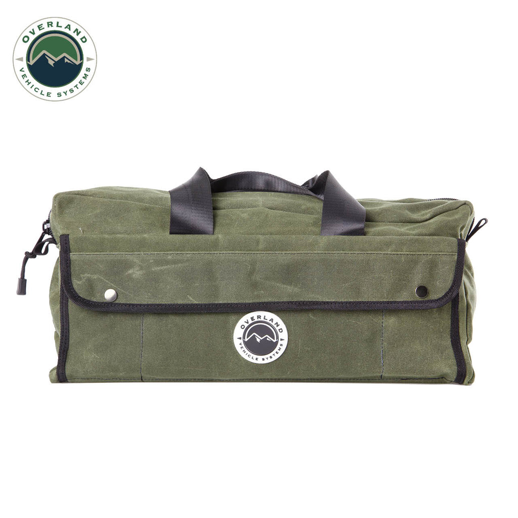 Overland Vehicle Systems Tote Bag Small Duffle Bag With Handle And Straps - Number 16 Waxed Canvas Overland Vehicle Systems - Overland Vehicle Systems - 21169941