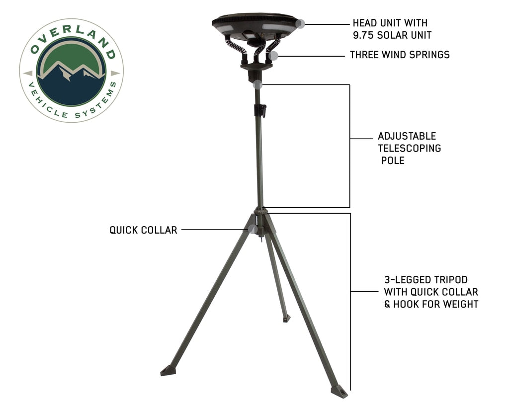 Overland Vehicle Systems Camping Gear Solar Camping Light Pods & Speaker Universal Wild Land Overland Vehicle Systems - Overland Vehicle Systems - 15049901