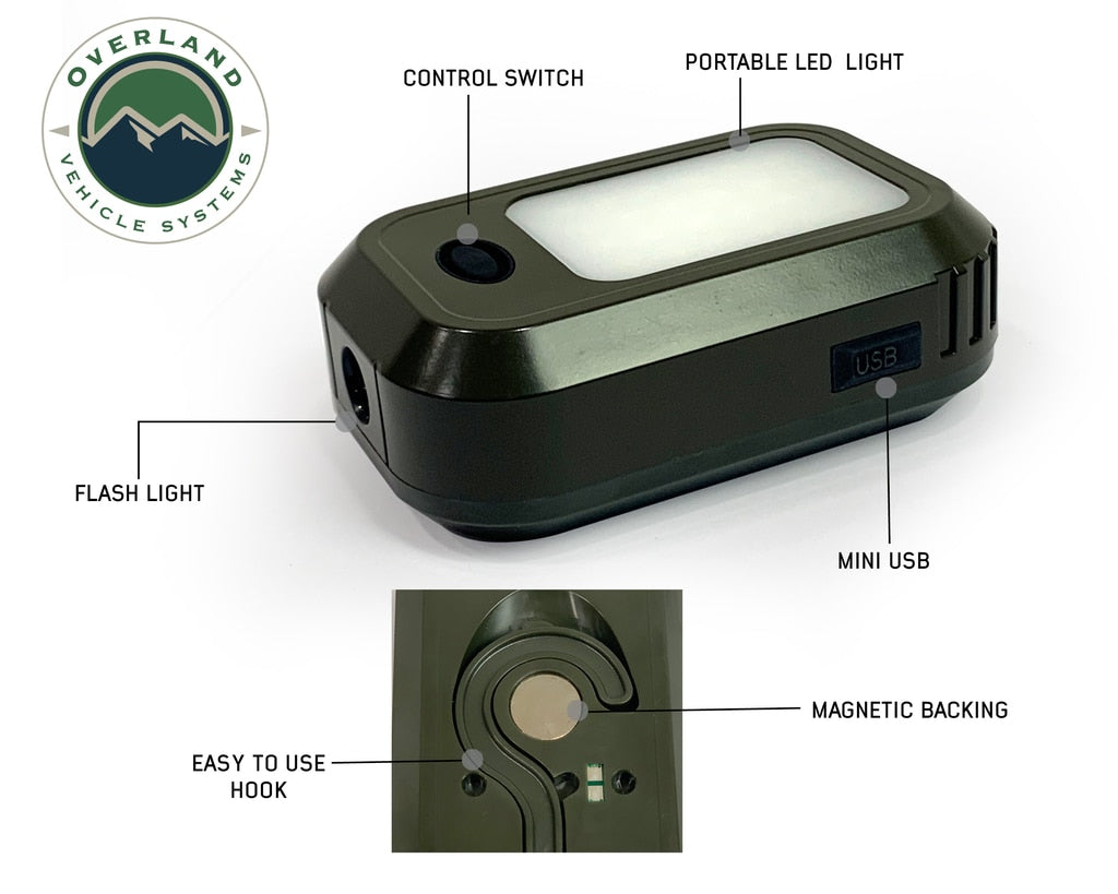 Overland Vehicle Systems Camping Gear Solar Camping Light Pods & Speaker Universal Wild Land Overland Vehicle Systems - Overland Vehicle Systems - 15049901