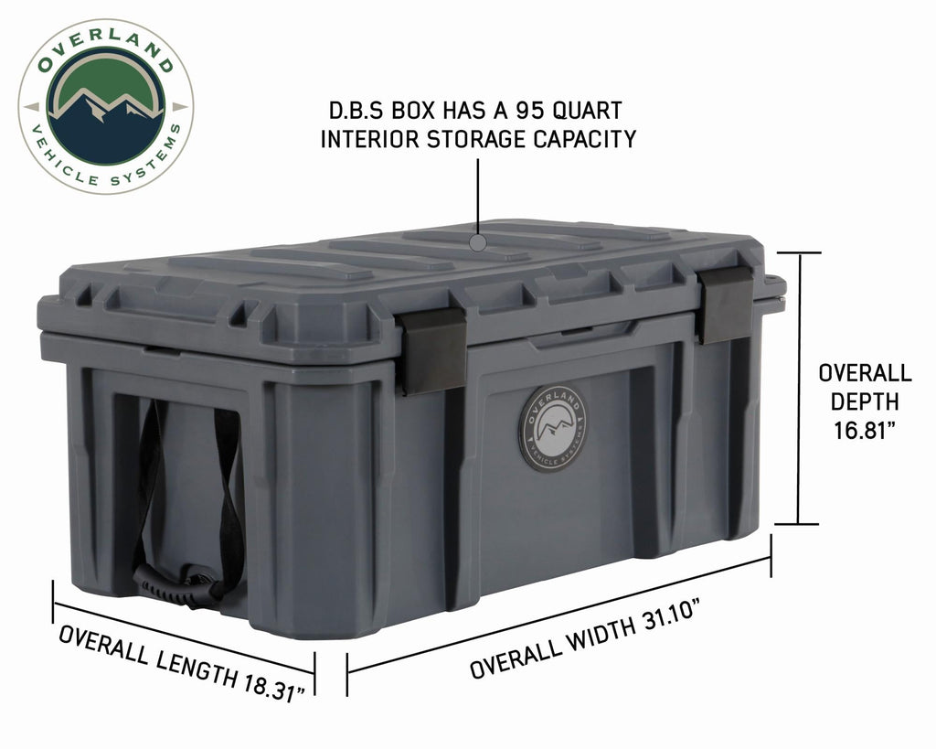 Overland Vehicle Systems Cargo Box Stay Dry With Overland Vehicle Systems 95 Quart Dry Box Overland Vehicle Systems - Overland Vehicle Systems - 40100011