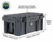 Load image into Gallery viewer, Overland Vehicle Systems Cargo Box Stay Dry With Overland Vehicle Systems 95 Quart Dry Box Overland Vehicle Systems - Overland Vehicle Systems - 40100011