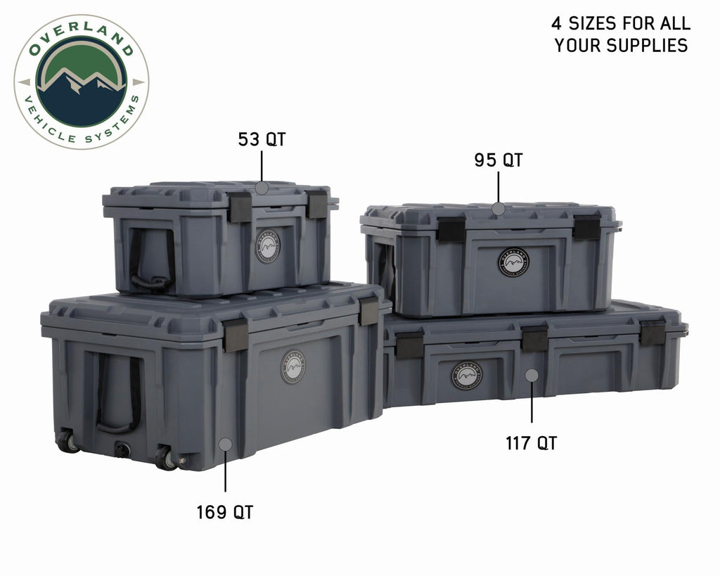 Overland Vehicle Systems Cargo Box Stay Dry With Overland Vehicle Systems 95 Quart Dry Box Overland Vehicle Systems - Overland Vehicle Systems - 40100011