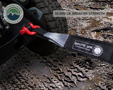 Load image into Gallery viewer, Overland Vehicle Systems Tow Strap Tow Strap 30 30,000 lb. 3 x 30&#39; Gray Storage Bag Overland Vehicle Systems - Overland Vehicle Systems - 19069916