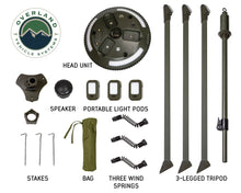 Load image into Gallery viewer, Overland Vehicle Systems Camping Gear UFO Solar Light Light Pods &amp; Speaker - Camping Light Overland Vehicle Systems - Overland Vehicle Systems - 15049901