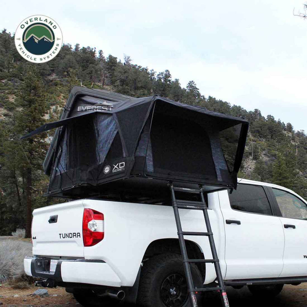 Overland Vehicle Systems Roof Top Tent XD Everest 2 - Cantilever Aluminum Roof Top Tent, 2 Person, Grey Body and Black Rainfly Overland Vehicle Systems - Overland Vehicle Systems - 18489902