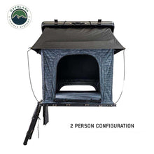 Load image into Gallery viewer, Overland Vehicle Systems Roof Top Tent XD Lohtse - Clamshell Aluminum Roof Top Tent, 2 Person, Grey Body and Black Rainfly Overland Vehicle Systems - Overland Vehicle Systems - 18589902