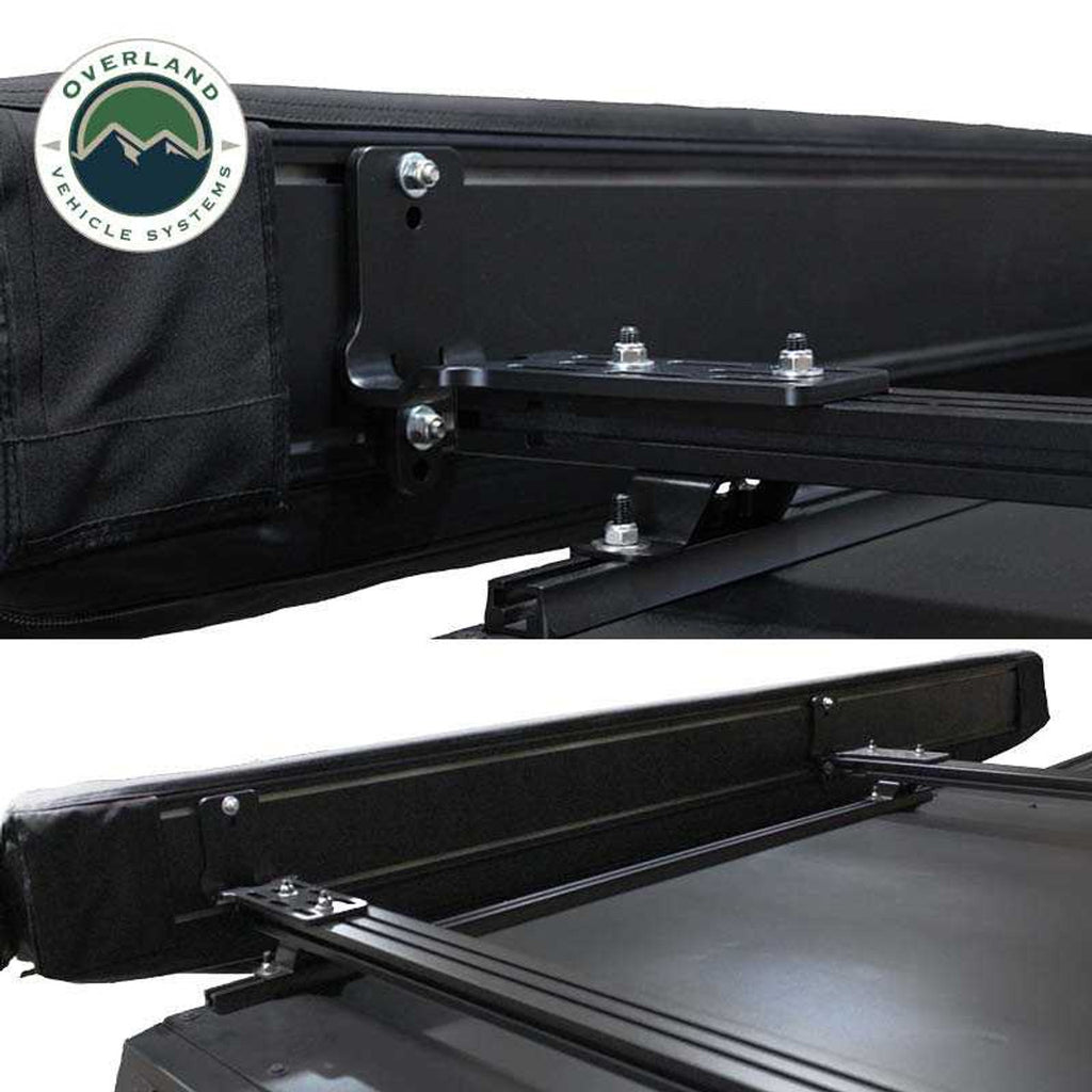 Overland Vehicle Systems Portable Awning XD Nomadic 270 - Awning, Lights, Black Out, Wall Kit, Passenger Side, Black Body, Black Trim and Black Travel Cover Overland Vehicle Systems - Overland Vehicle Systems - 19690010