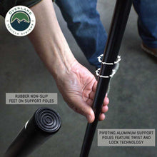 Load image into Gallery viewer, Overland Vehicle Systems Portable Awning XD Nomadic 270 - Awning W/Lights and Black Out , Driver Side, Black Body, Black Trim and Black Travel Cover Overland Vehicle Systems - Overland Vehicle Systems - 19690001