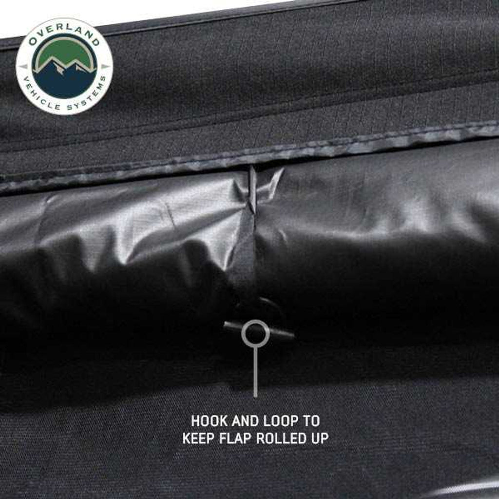 Overland Vehicle Systems Portable Awning XD Nomadic 270 - Awning Wall 1 W/Black Out, Driver Side, Black Body, Black Trim W/Storage Bag Overland Vehicle Systems - Overland Vehicle Systems - 19690003