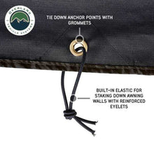 Load image into Gallery viewer, Overland Vehicle Systems Portable Awning XD Nomadic 270 - Awning Wall 1 W/Black Out, Driver Side, Black Body, Black Trim W/Storage Bag Overland Vehicle Systems - Overland Vehicle Systems - 19690003