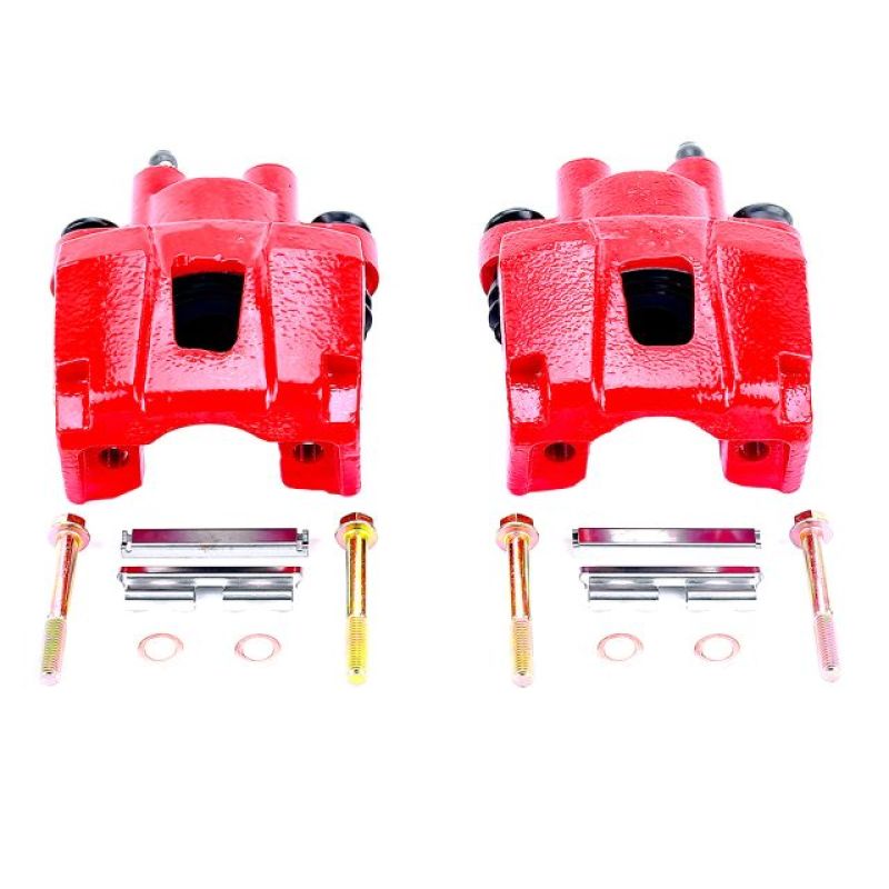 PowerStop Brake Calipers - Perf Power Stop 02-10 Ford Explorer Rear Red Calipers w/o Brackets - Pair