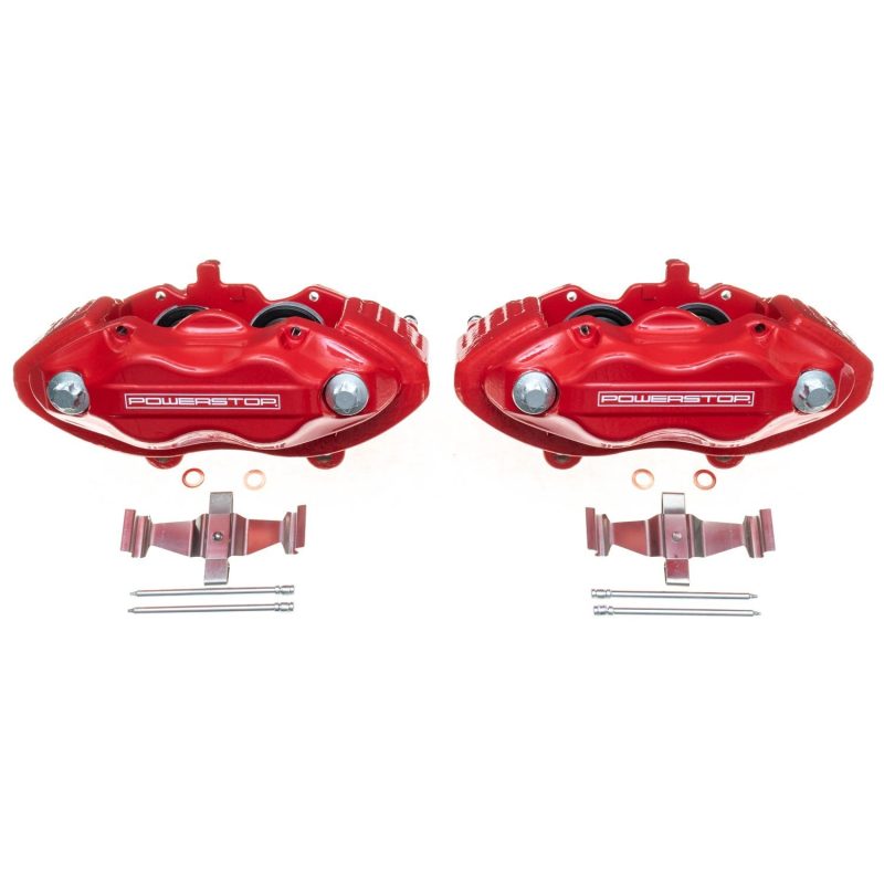 PowerStop Brake Calipers - Perf Power Stop 05-10 Chrysler 300 Front Red Calipers w/o Brackets - Pair
