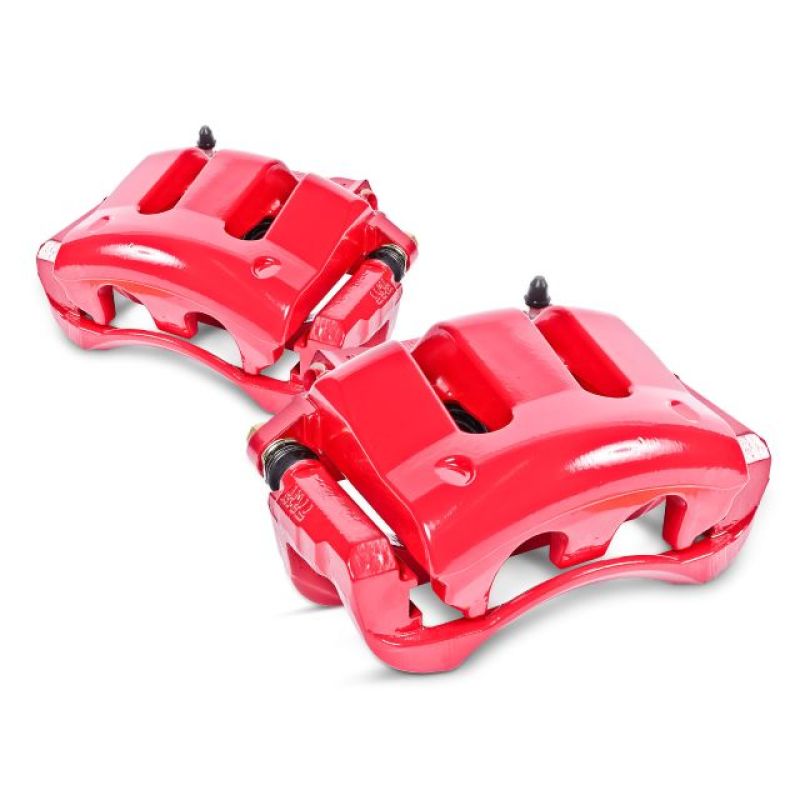 PowerStop Brake Calipers - Perf Power Stop 08-16 Chrysler Town & Country Front Red Calipers w/Brackets - Pair